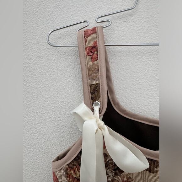 Floral brocade corset - Picture 3 of 5